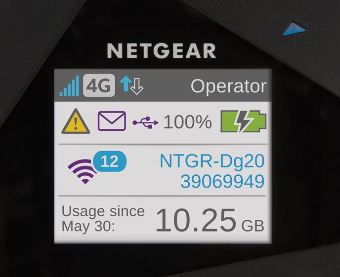 интерфейс точки доступа Netgear AirCard 785