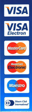 VISA, MasterCard и Maestro